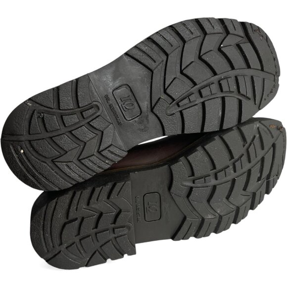 Chippewa Leather IQ Brown Steel Toe Engineer Biker Work Boots Men's 9.5 XW - Picture 12 of 12